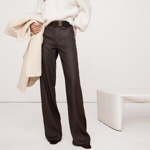 Banana Republic Coated Denim Pintuck Jean, NWT